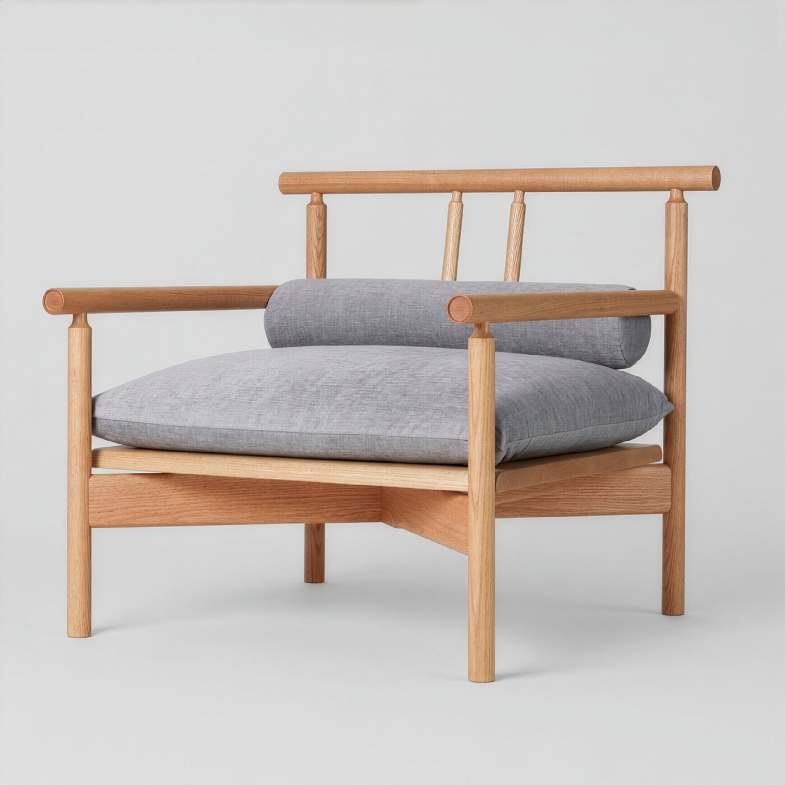 Fauteuil lounge A-25 “HASHIRAMA”