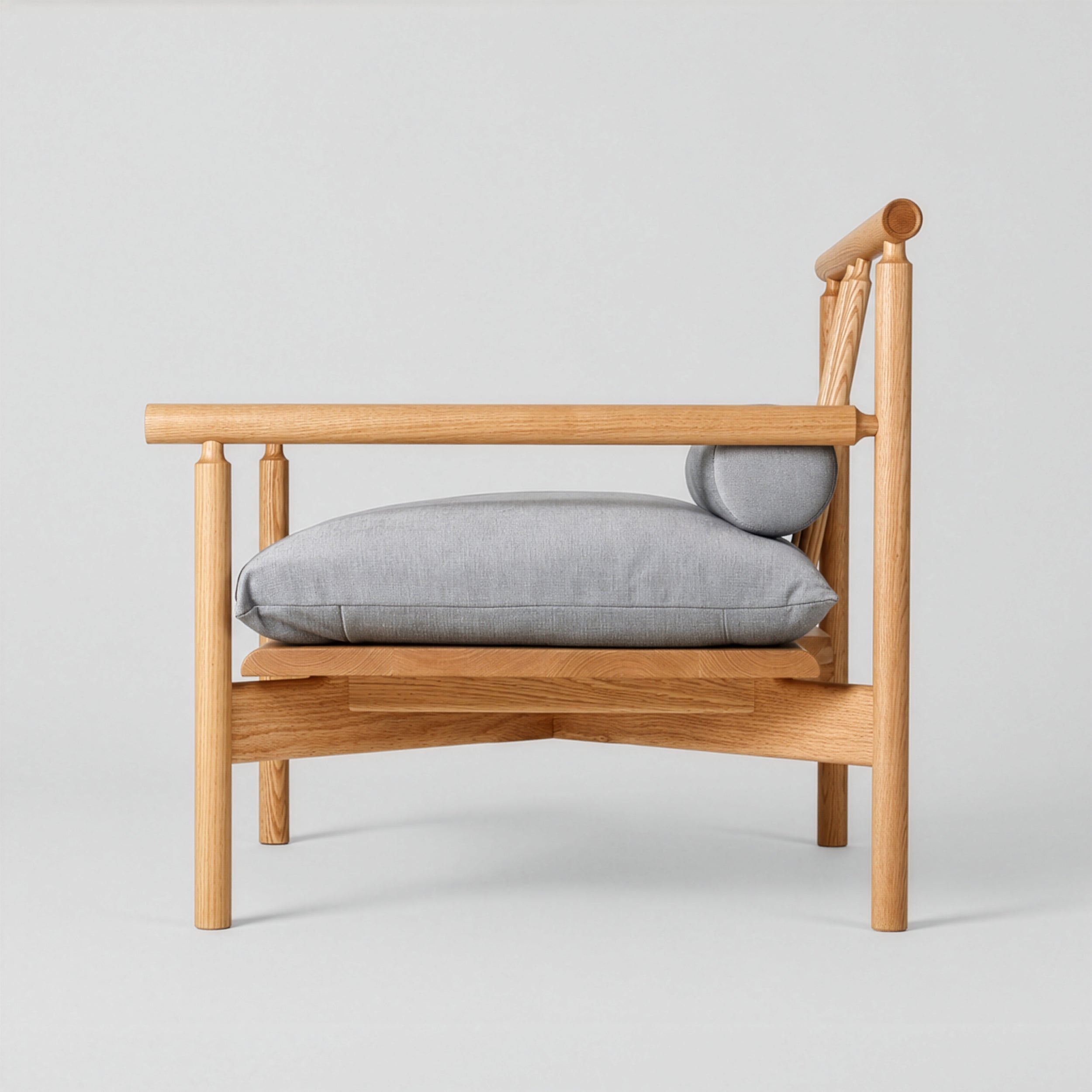 Fauteuil lounge A-25 “HASHIRAMA”