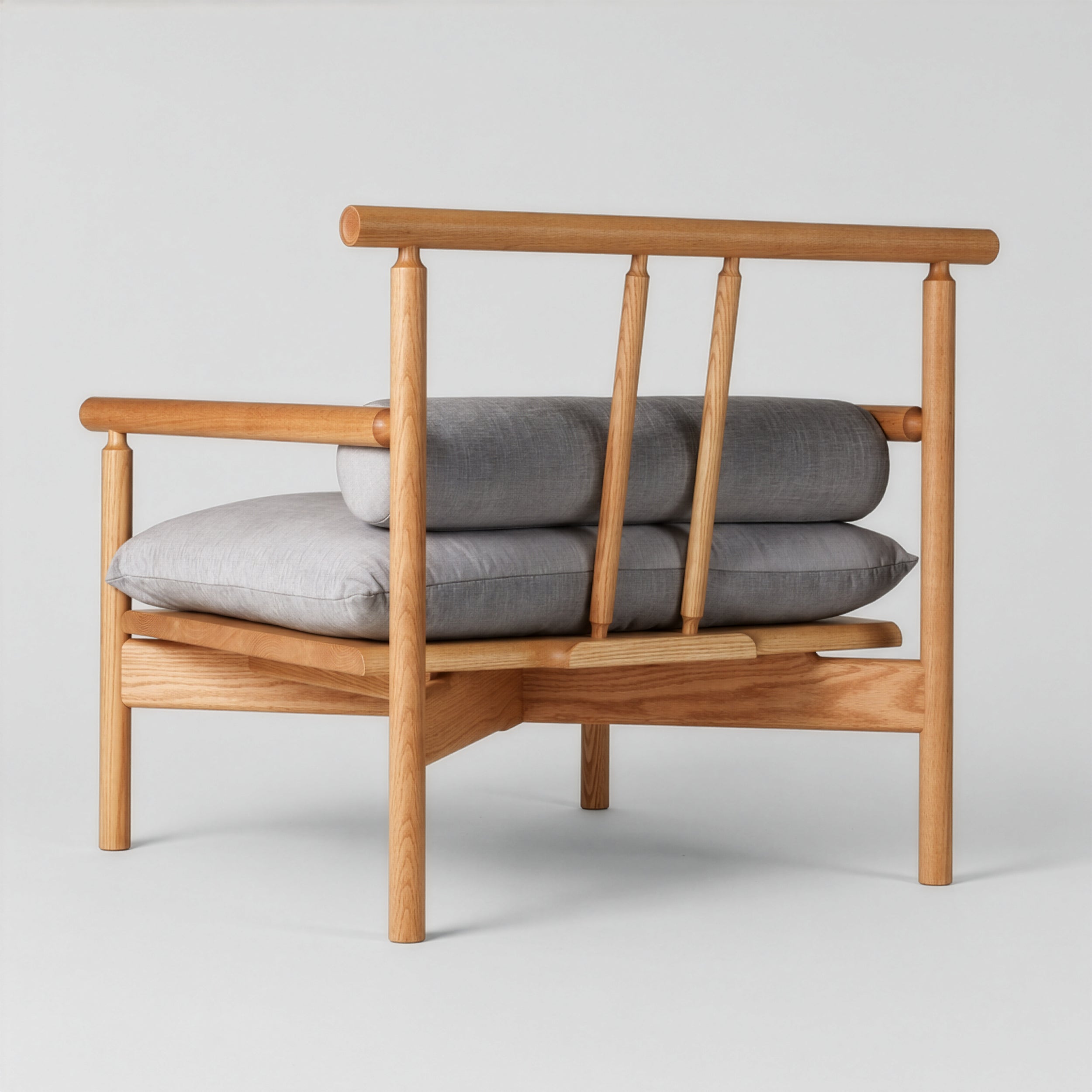 Fauteuil lounge A-25 “HASHIRAMA”